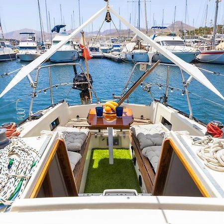 Seaside Chill-Out Stay On A Sail Yacht Puerto Calero Ngoại thất bức ảnh