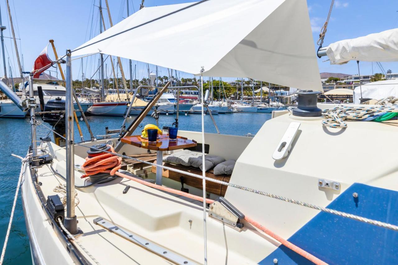 Seaside Chill-Out Stay On A Sail Yacht Puerto Calero Ngoại thất bức ảnh
