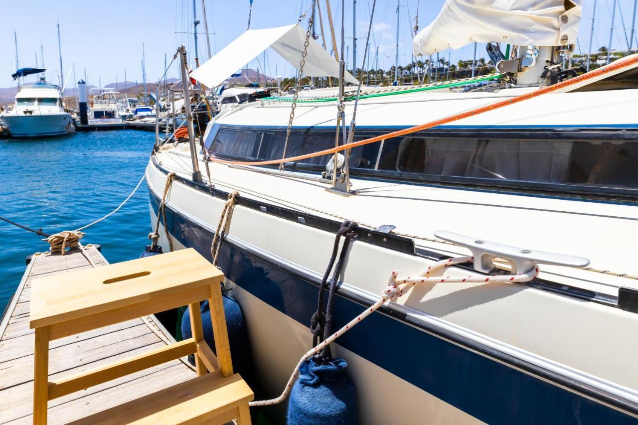 Seaside Chill-Out Stay On A Sail Yacht Puerto Calero Ngoại thất bức ảnh